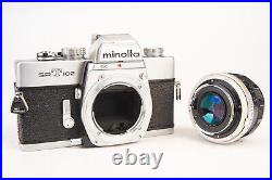 Minolta SRT102 35mm SLR Film Manual Camera with Rokkor-PF 55mm Lens Vintage V28