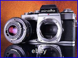 Minolta XE-5 35mm camera Rokkor 50mm f/1.7 lens Vintage SLR Camera #7067967