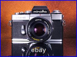 Minolta XE-5 35mm camera Rokkor 50mm f/1.7 lens Vintage SLR Camera #7067967