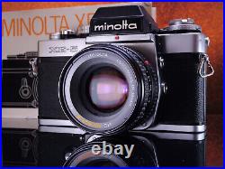 Minolta XE-5 35mm camera Rokkor 50mm f/1.7 lens Vintage SLR Camera #7067967