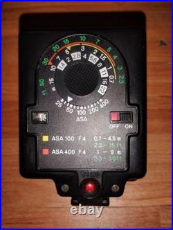 Minolta XG-1 28mm SLR Camera + Minolta MD 45mm f/2 lens Vintage Case & Flash