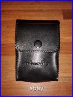 Minolta XG-1 28mm SLR Camera + Minolta MD 45mm f/2 lens Vintage Case & Flash