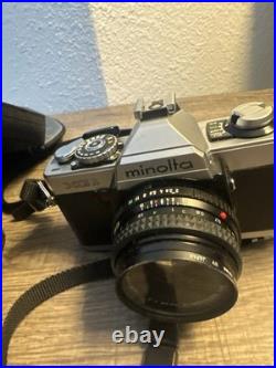Minolta XG1 Vintage Camera With Extra Lenses Samsonite Case And Zoom