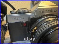 Minolta XG1 Vintage Camera With Extra Lenses Samsonite Case And Zoom Minolta XG1 Vintage Camera With Extra Lenses Samsonite Case And Zoom