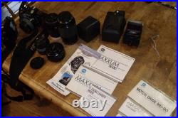 Minolta maxxum 9000 and 7000 Vintage Film Camera Lot With Lenses