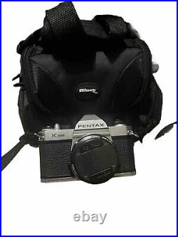 Mint Vintage Asahi Pentax K1000 Camera w 50mm 12 Lens Working Film Camera W Bag