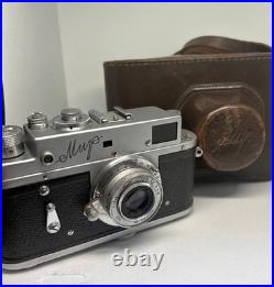 Mir Zorki 4 USSR Leica Film 35mm Camera Industar-22 3.5/50 Lens, Serviced