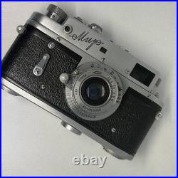 Mir Zorki 4 USSR Leica Film 35mm Camera Industar-22 3.5/50 Lens, Serviced
