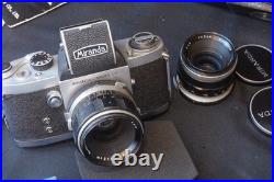 Miranda 3 vintage cameras 4 lenses great collection all working great shape