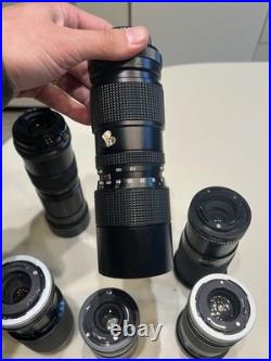 Mixed Lot Of Vintage Camera Lenses Bundle As Is