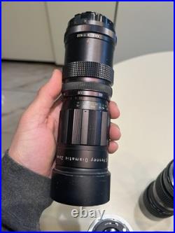 Mixed Lot Of Vintage Camera Lenses Bundle As Is