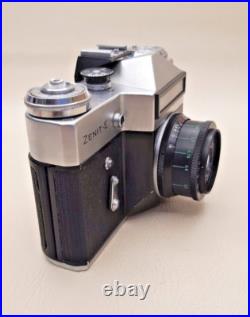 Movie camera 35mm Lens ZENIT E Industar 50-2 M39 Working vintage USSR 1975 Movie camera 35mm Lens ZENIT E Industar 50-2 M39 Working vintage USSR 1975