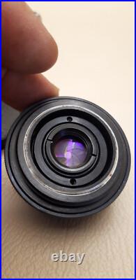 Movie camera 35mm Lens ZENIT E Industar 50-2 M39 Working vintage USSR 1975 Movie camera 35mm Lens ZENIT E Industar 50-2 M39 Working vintage USSR 1975