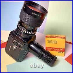 NALCOM FTL Super 8 Professional Cine Camera F1.8 6.5-65mm Shinkor Zoom Lens