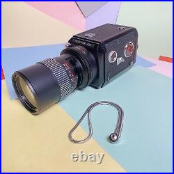 NALCOM FTL Super 8 Professional Cine Camera F1.8 8-65mm Shinkor Fixed Zoom Lens