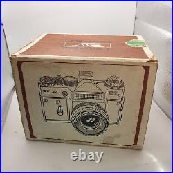 NEW ZENIT-ET VINTAGE CAMERA With Helios-44M-6 Lens FREE SHIPPING