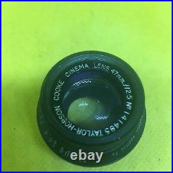 NEW old stock TAYLOR HOBSON COOKE 47mm lens