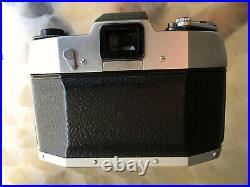 NICE! PENTACON Camera EXA IIb IIb & lens Carl ZEISS Tessar 2.8/50mm BOXED