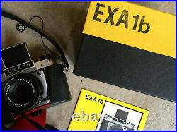 NICE! PENTACON Camera EXA Ib 1b & lens PENTACON auto 1.8/50 MC M42 BOXED