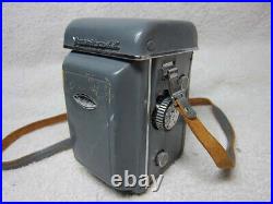 NICE Vintage 127 FILM YASHICA-44 Gray/Black Twin Lens Reflex TLR Camera with CASE