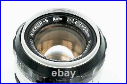 NIKKOR-S 50mm f1.4 F mount PRE AI nikon vintage lens camera film pre manual auto