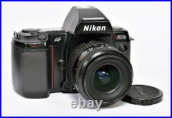 NIKON 8008s 35mm Film Camera + Nikon AF 35-80mm f/4 5.6D Lens Works Great