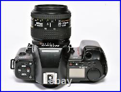 NIKON 8008s 35mm Film Camera + Nikon AF 35-80mm f/4 5.6D Lens Works Great