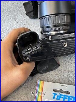 NIKON AF N6006 CAMERA with 35-135mm 13.5-4.5 LENS, Filters, Flash, & More Vintage