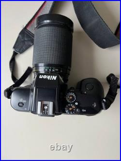 NIKON N5005 35mm SLR Film Vintage Camera with 28-200 mm + 80-200mm Zoom Lens WORKS
