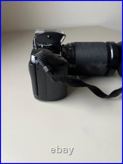 NIKON N5005 35mm SLR Film Vintage Camera with 28-200 mm + 80-200mm Zoom Lens WORKS