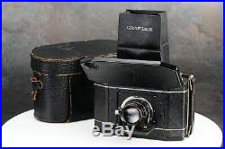 National Graflex Series II 120 Film Camera w B&L Tessar Lens The Lunch Box