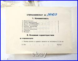 Near Exc! Arsenal 1956 Ussr Stereo Attachment Set For Kiev Rf Cameras, Full Set