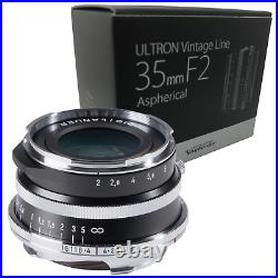 New VOIGTLANDER Ultron Vintage Line 35mm f2 Aspherical Lens VM Mount Type I