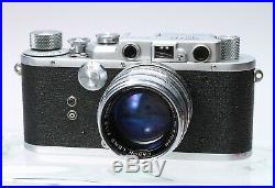 Nicca Iiis 35mm Leica Copy Rangefinder Camera + Canon 50mm F/1.8 Lens