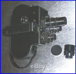 Nice Vintage 1955 Paillard Bolex H16 Supreme Movie Camera 16mm Raptar Lenses