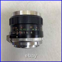 Nikkorex Sekor 2.8/35mm Lens Vintage 35mm SLR Camera Lens Nikkorex Sekor 2.8/35mm Lens Vintage 35mm SLR Camera Lens