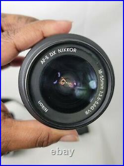 Nikon D3100 DSLR Camera Body w. AF-S DX VR 18-55mm Lens Bundle With Vintage Tamrac