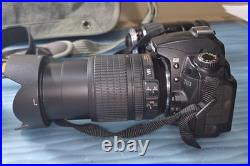 Nikon D90 DSLR with Lens + Vintage Nikon F 35mm Film Camera, Passport & Bag Lot