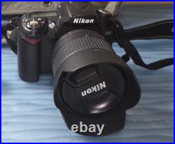 Nikon D90 DSLR with Lens + Vintage Nikon F 35mm Film Camera, Passport & Bag Lot