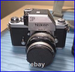 Nikon D90 DSLR with Lens + Vintage Nikon F 35mm Film Camera, Passport & Bag Lot