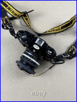 Nikon EM 35mm SLR Film Camera Nikon 50mm f/1.8 Lens Vintage Untested