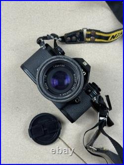 Nikon EM 35mm SLR Film Camera Nikon 50mm f/1.8 Lens Vintage Untested