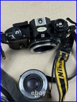 Nikon EM 35mm SLR Film Camera Nikon 50mm f/1.8 Lens Vintage Untested