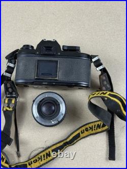 Nikon EM 35mm SLR Film Camera Nikon 50mm f/1.8 Lens Vintage Untested