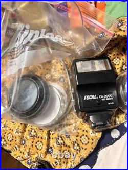 Nikon F Vintage SLR Camera Black Silver with Nikkor-S 50mm Lens