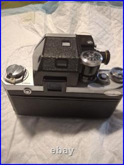 Nikon F Vintage SLR Camera Black with 50mm f/1.4 Lens, Cases, Accessories