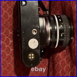 Nikon FE SLR Film Camera Black Manual/AutoFocus with Nikkor 50mm f/1.2 Lens
