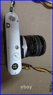 Nikon FM Silver Film Camera + 28mm Lens Vintage