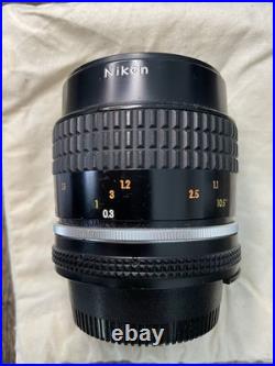 Nikon Micro-NIKKOR 55mm f/2.8 Macro Lens Vintage Manual Focus Photography