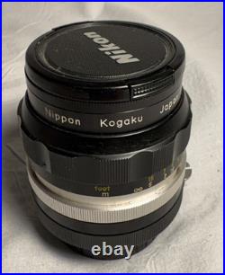 Nikon NIKKOR-O Auto 35mm F2 camera lens vintage No. 727875